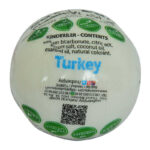Beyaz Gül El Yapımı Banyo Küvet Topu Sabunu Beyaz 90-120 Gr - Görsel 4