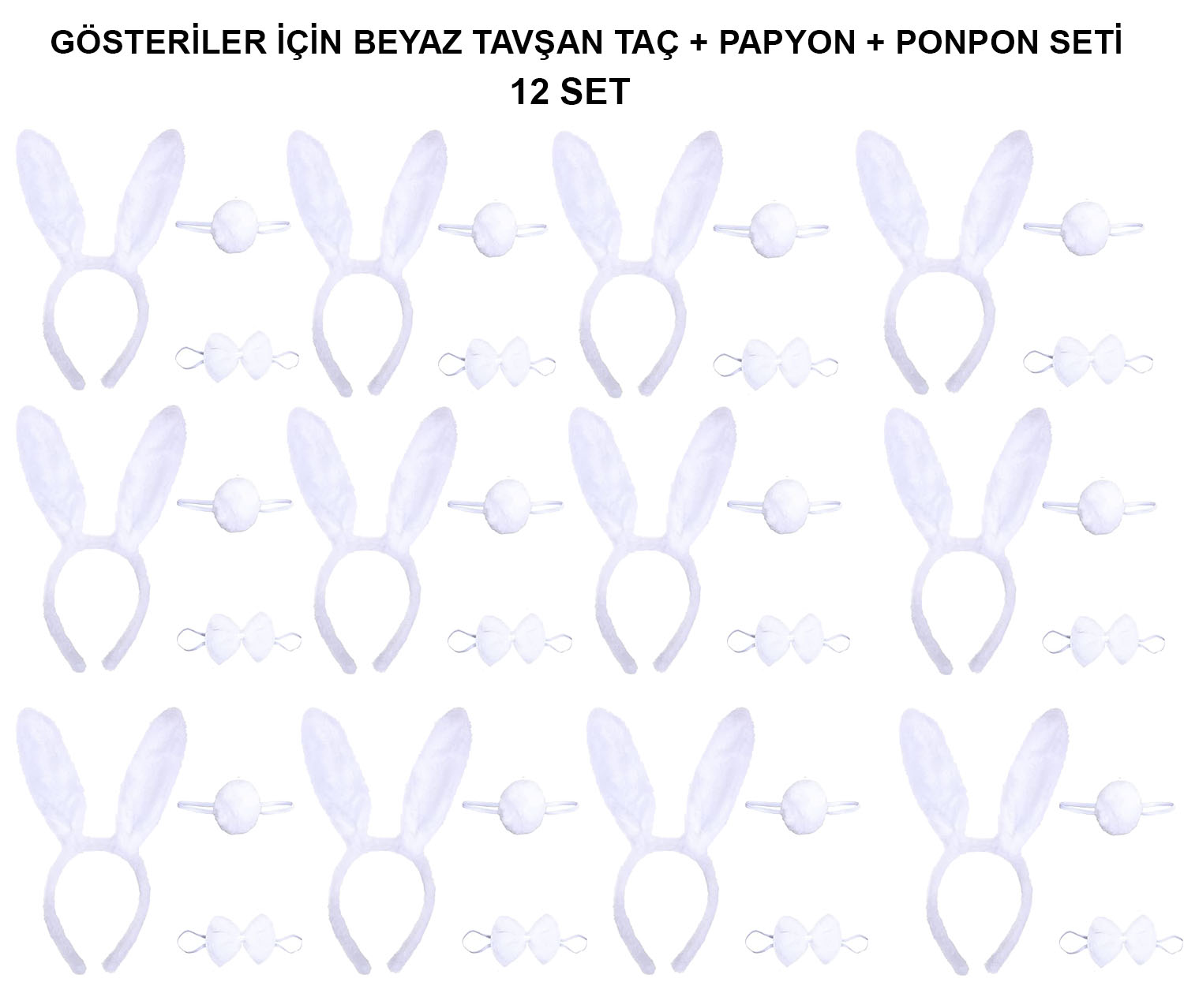 beyaz-tavsan-kostum-seti-tac-papyon-kuyruk-12-li-paket-resim-5057.jpg Beyaz Tavşan Kostüm Seti Taç, Papyon, Kuyruk (12li Paket) - Görsel 1