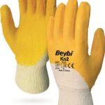 Beybi KN2 No:10 Sarı Nitril Kaplı İş Eldiveni