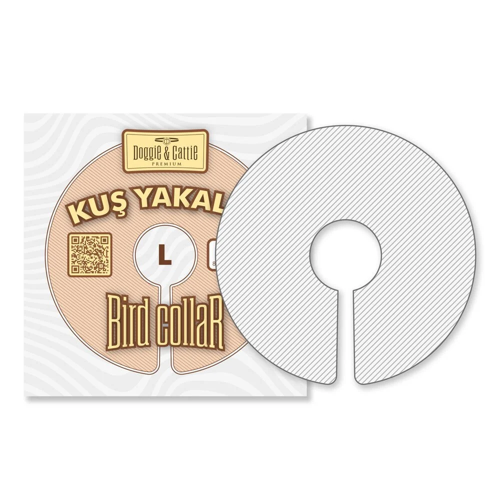 birdecollarl-png.png Kuş Yakalığı L 20 cm - Görsel 1