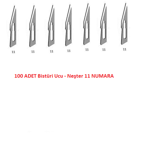 bisturi-ucu-no-11-nester-100-adet-resim-6263.png Bistüri Ucu No 11 - Neşter - 100 Adet - Görsel 1