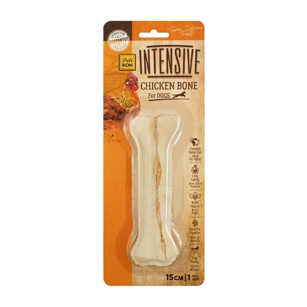 blist15cm1chicken-1-png.png İntensive Tavuklu Kemik 15Cm 1 li Paket - Görsel 1