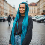 Afrika Örgüsü Ve Rasta İçin Sen  / Turkuaz