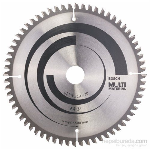bosch-multimaterial-235x2-4x30-25-mm-64-dis-testere-55511.jpg MultiMaterial 235X2,4X30/25 mm 64 Diş Testere - Görsel 1
