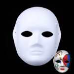 Boyanabilir Surat Model Maske  Lastikli | Kendin Tasarla - Görsel 3