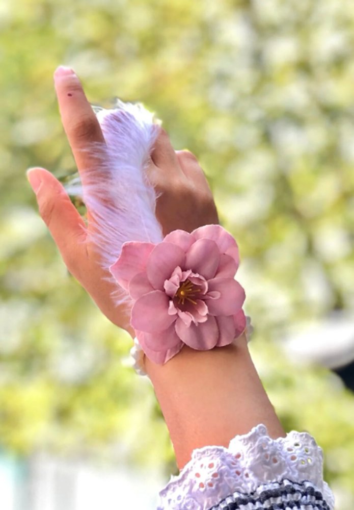 bride-be-nedime-gelin-bilekli-resim-4252.jpg Bride to be Nedime Gelin Bilekliği Tüy ve İnci Boncuk Detaylı Pembe Renkli Bekarlığa Veda Partisi Bilekliği 10 Adet - Görsel 1