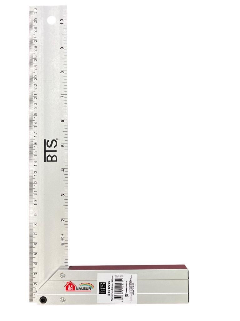 bts-12275-aluminyum-gonye-30-cm-65769.jpg 12275 Alüminyum Gönye 30 cm - Görsel 1