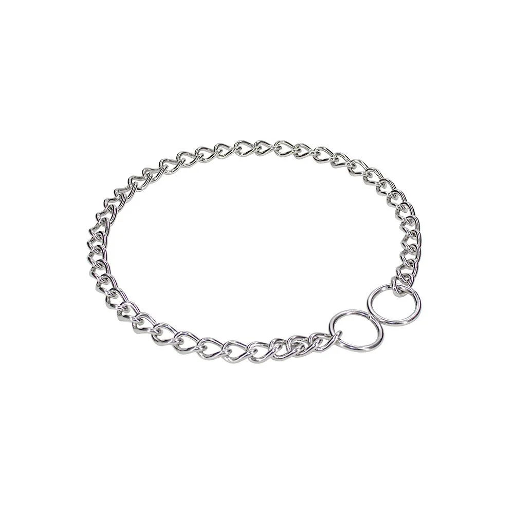 bzt45stainless-png.png Eğitim Serisi Boğma Zincirli Köpek Boyun Tasması - 3,5x65-65cm - Stainless - Görsel 1