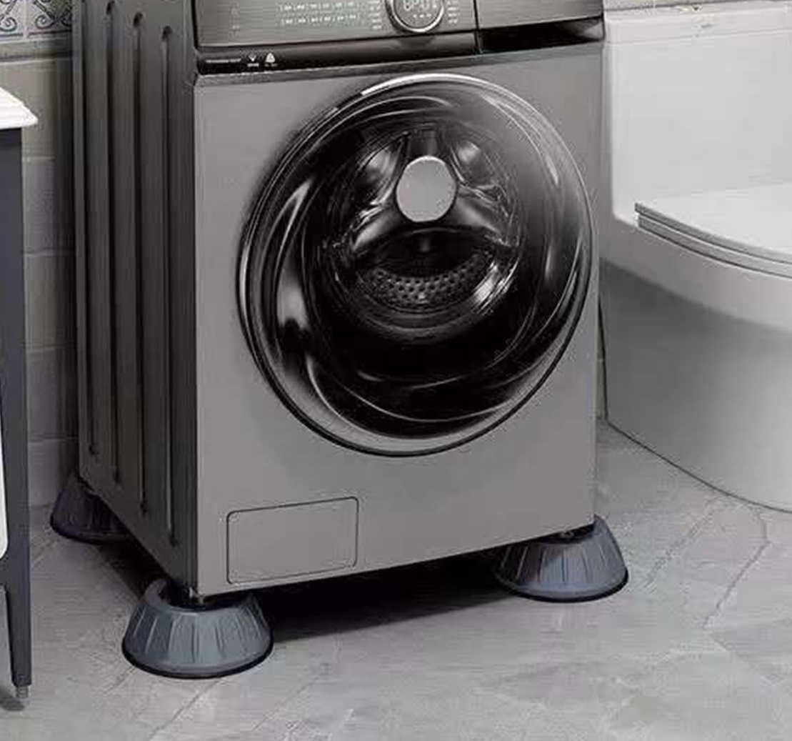 camasir-1028-1.jpg Çamaşır Makinesi Kayma Ve Titreşim Engelleyici - Gürültü Emici Aparatlar 4 Lü Set - Görsel 1