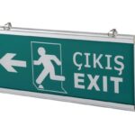 Cata 9170 Ledli Exit Çıkış Armatürü 3 Saat Akülü