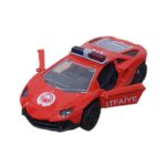 Çek Bırak Metal Araba Lamborgini  - İtfaiye - 1 ADET - Görsel 2