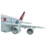 Çek Bırak Metal Yolcu Uçağı - 21 cm - Büyük Boy - 1 ADET - Görsel 4