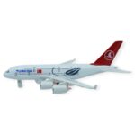 Çek Bırak Metal Yolcu Uçağı - 21 cm - Büyük Boy - 1 ADET - Görsel 5