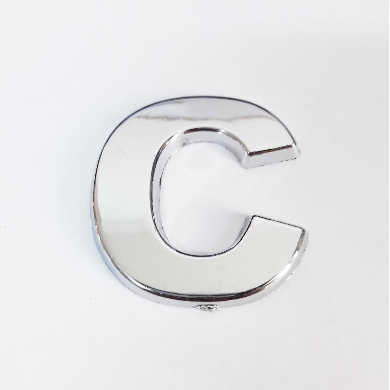 cemax-c-harfi-3-75-cm-krom-yapiskanli-19995.jpg Cemax Yapışkanlı Krom "C" Harfi - 3.75 cm - Görsel 1