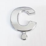 Cemax Ç Harfi 3,75 cm Krom