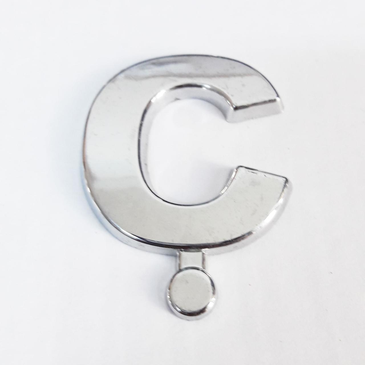 cemax-c-harfi-3-75-cm-krom-yapiskanli-19996.jpg Cemax Ç Harfi 3,75 cm Krom - Görsel 1