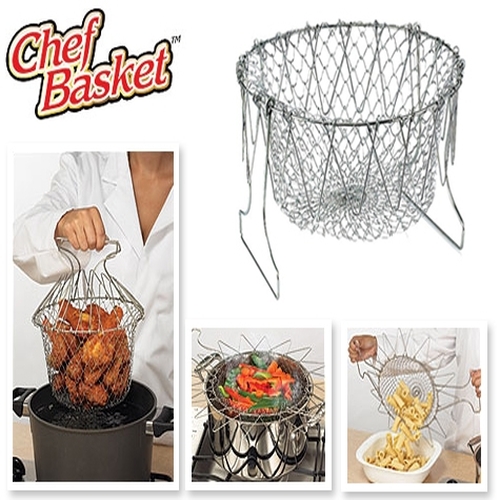 chef-baske-6675-1.jpg Chef Basket Çok Fonksiyonlu Pratik Süzgeç - Görsel 1