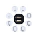Çift USB Girişli 2.1 AMP Araç Çakmak Soketi - Görsel 3