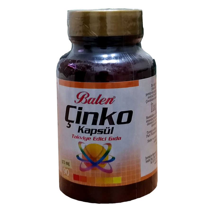 cinko-375mg-90-kapsul-balen-26586-96-b.jpg Çinko 375Mg 90 - Görsel 1