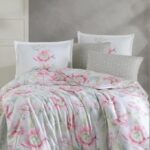 Saten Çift Kişilik Nev Takımı Pataya V1 Pembe