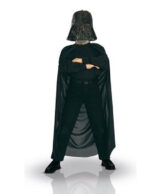 Çuk Boy Yıldız Savaşları Star Wars Darth Vader Maskesi ve 90 cm Pelerin Seti Siyah - Görsel 4