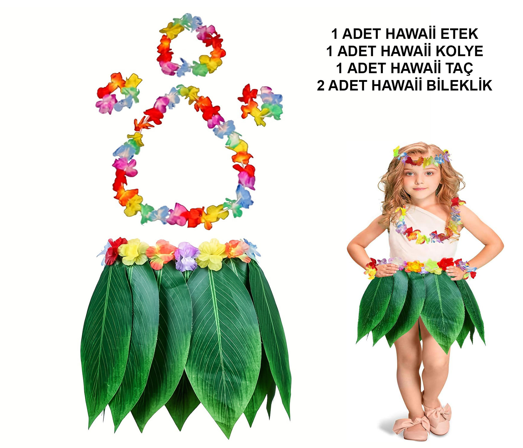 cocuk-hawaii-kostum-seti-yaprak-etek-hawaii-set-5-parca-resim-5089.jpg Çuk Hawaii Kostüm Seti - Yaprak Etek & Hawaii Set - 5 Parça - Görsel 1