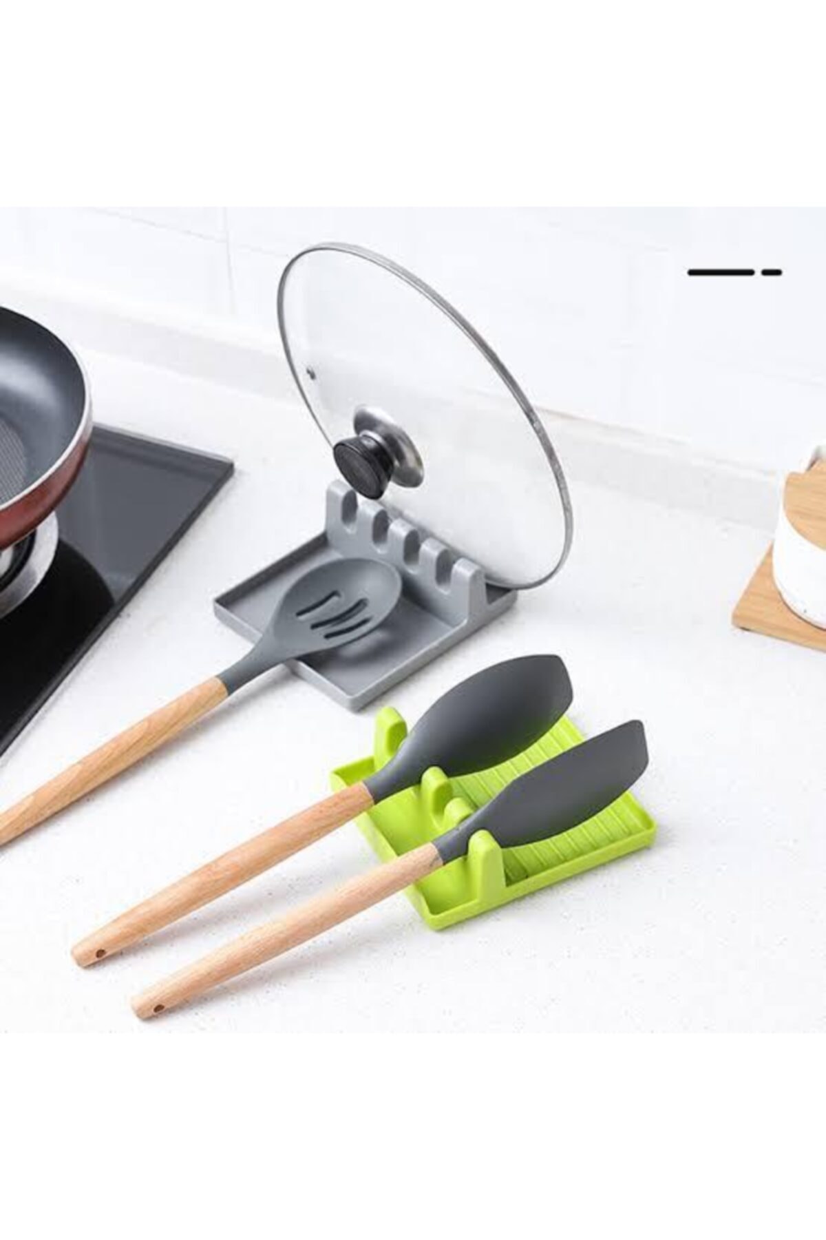 cok-amac-2220-1.jpg Çok Amaçlı Kaşık Altlığı Kepçe Altlığı Kapak Tutucu - Görsel 1