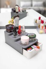 Compact Çekmeceli Ve Standlı Düzenleyici-  Makyaj Organizeri - Görsel 2