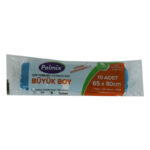 Torbası Büyük Boy 65x80Cm 70Gr 14Mikron 50Lt Mavi Rulo 10 Adet - Görsel 3