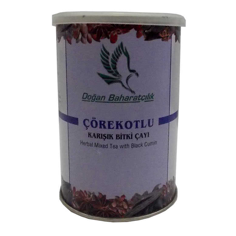 Çörekotlu Karışık Çay 100Gr Tnk - Doğan Baharat Çörekotlu Karışık sel Çay 100 Gr Teneke Kutu - Görsel 1