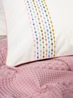 Aura Çift Kişilik Pike Takımı Pebble Pembe - Görsel 4