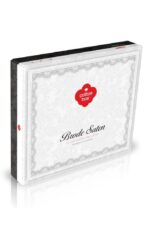 Nakışlı Çift Kişilik Saten Nev Takımı Gloria Gold - Görsel 3