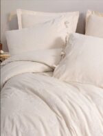 Cotton Keten Çift Kişilik Nev Takımı Esmira - Görsel 3