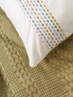Aura Çift Kişilik Pike Takımı Pebble Hardal - Görsel 2