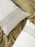 Aura Çift Kişilik Pike Takımı Pebble Hardal - Görsel 3