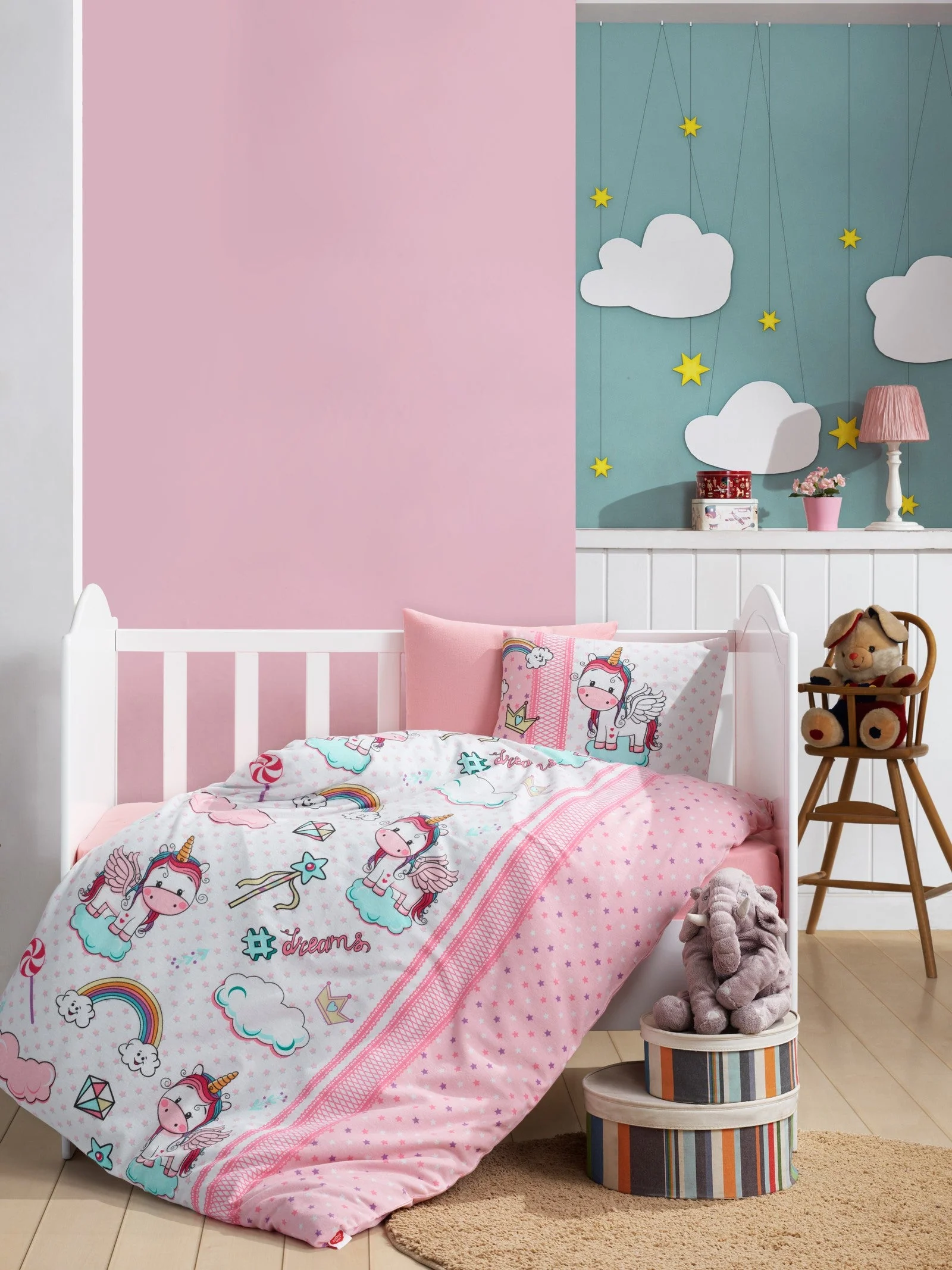 cotton-box-flanel-bebek-nevresim-takimi-dino-mavi-17342.webp Pembe Flanel Bebek Nevresim Takımı - %100 Pamuk Pazen - Görsel 1