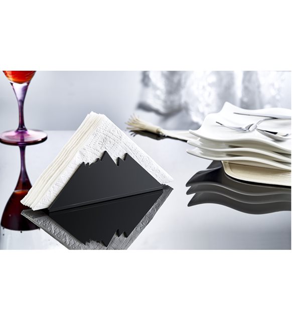 dekoratif-640-1.jpg Dekoratif Dağı Görünümlü Plastik Lüks Peçetelik - Görsel 1