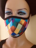 Özel Desenli Çift Katlı Yıkanabilir Maske - Görsel 2