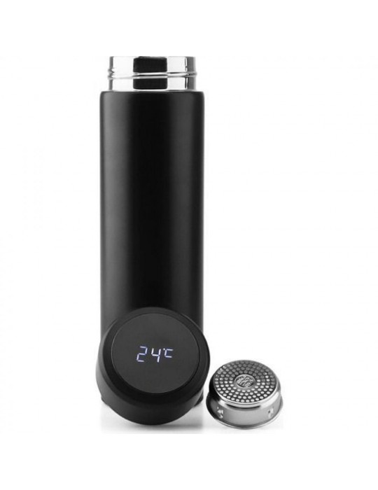 dijital-s-2628-1.jpg Dijital Sıcaklık Göstergeli Renkli Çelik Termos - 500 ML - Görsel 1