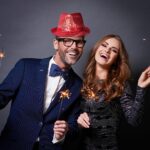 Disko Star Kırmızı Payetli Fötr Şapka Yetişkin Boy - Görsel 3