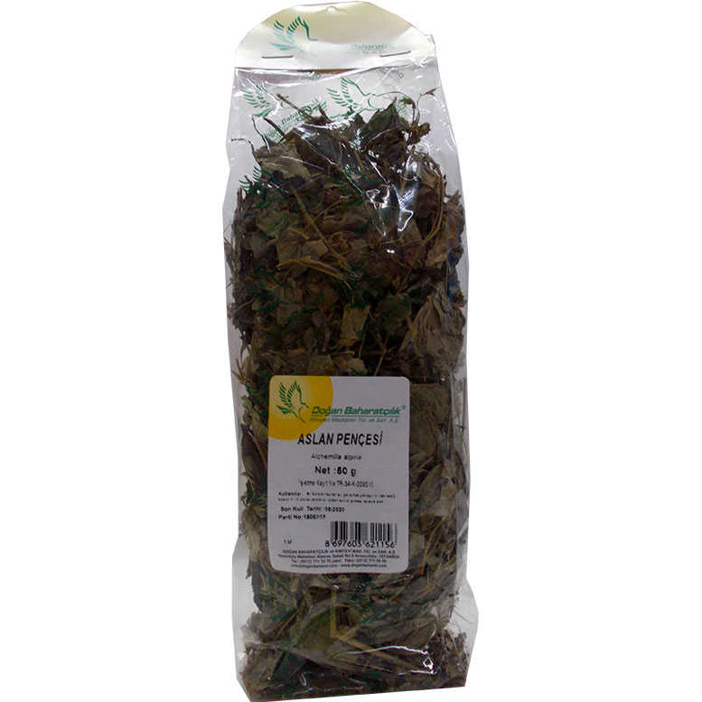 Aslanpençesi Otu 50Gr Pkt - Doğan Baharat Doğal Aslanpençesi Otu 50 Gr Paket - Görsel 1