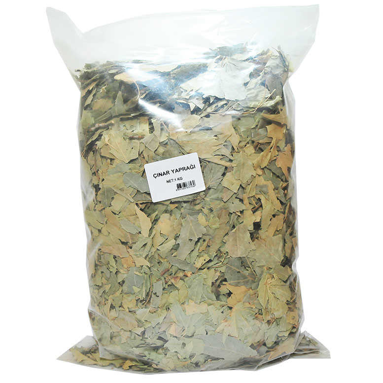 Çınar Yaprağı 1 Kg Pkt - Doğan Doğal Çınar Yaprağı 1000 Gr Paket - Görsel 1