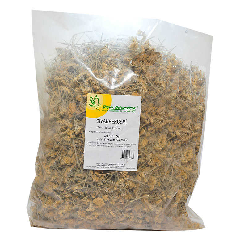 Civanperçemi Otu 1Kg Pkt - Doğan Doğal Civanperçemi Otu 1000 Gr Paket - Görsel 1