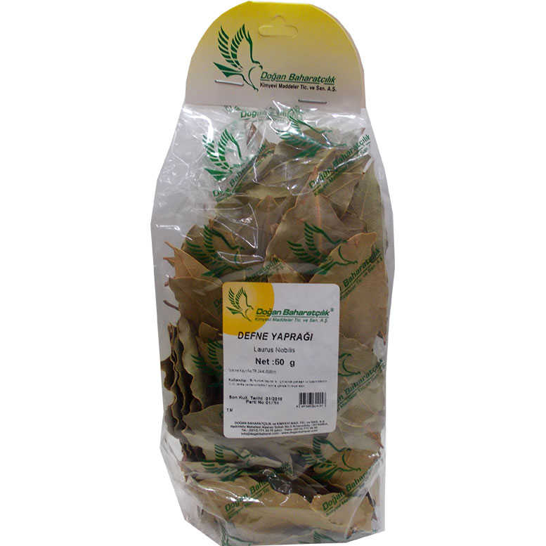 Defne Yaprağı 50Gr Pkt - Doğan Baharat Doğal Defne Yaprağı 50 Gr Paket - Görsel 1