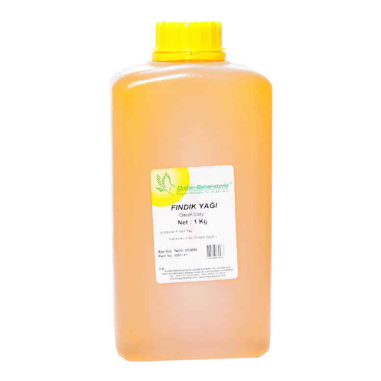 Fındık Yağı 1Kg - Doğan Doğal Fındık Yağı Pet Bidon 1000 Gr - Görsel 1