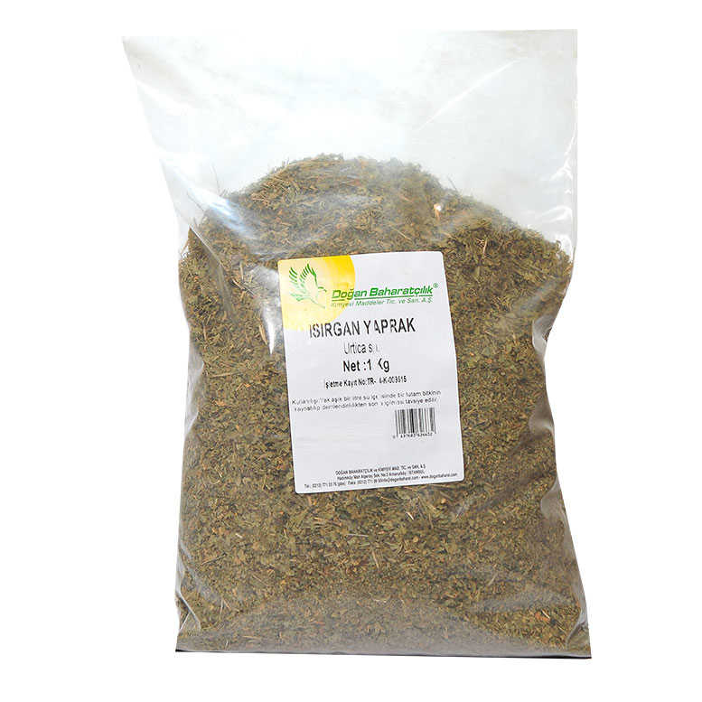 Isırganotu Yaprağı 1Kg Pkt - Doğan Doğal Isırganotu Yaprağı 1000 Gr Paket - Görsel 1