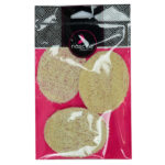 Doğal Kabak Lifli Peeling Oval Yüz Pedi Kese 3 Adet 9x7 Cm - Görsel 4