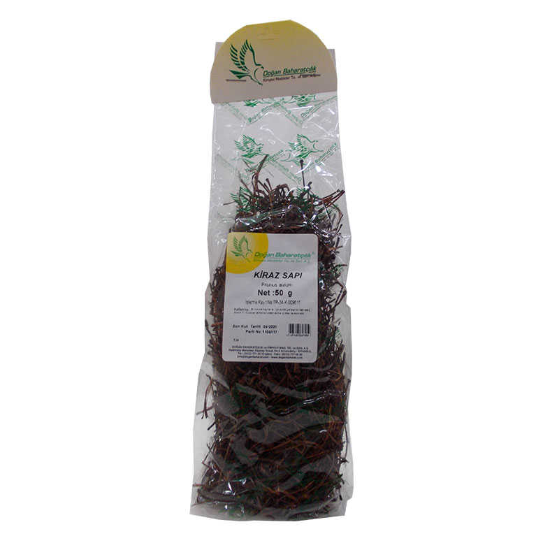 Kiraz Sapı, Kiraz Çöpü 50Gr Pkt - Doğan Baharat Doğal Kiraz Sapı Kiraz ü 50 Gr Paket - Görsel 1