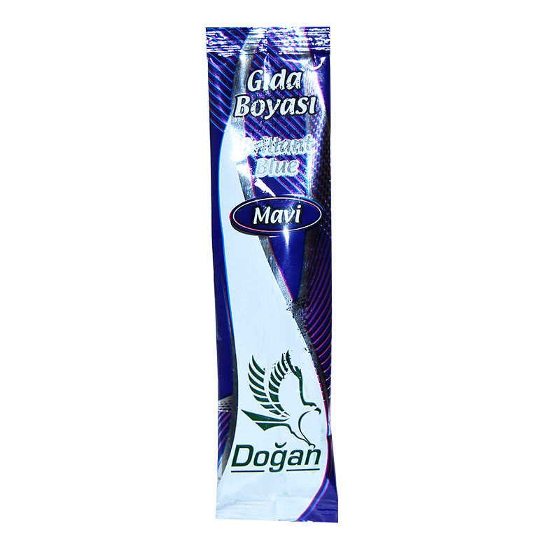 Gıda Boyası 9Gr - Mavi - Doğan Pasta Şerbet Slime Gıda Boyası Mavi Toz 9 Gr Paket - Görsel 1