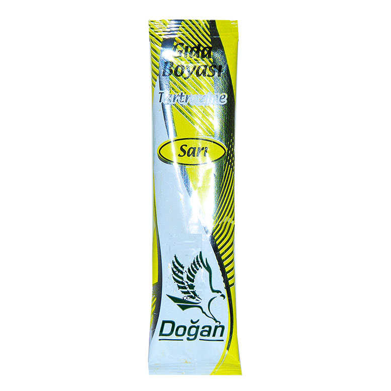 Gıda Boyası 9Gr - Sarı - Doğan Pasta Şerbet Slime Gıda Boyası Sarı Toz 9 Gr Paket - Görsel 1